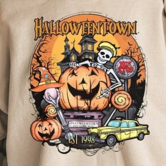 Halloweentown Est 1998 Sweatshirt Halloweentown University Sweatshirt 99 - Picture 2 of 5